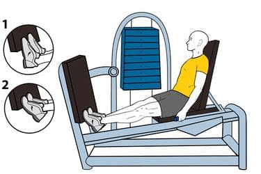 Calf Press Using Leg Press Machine